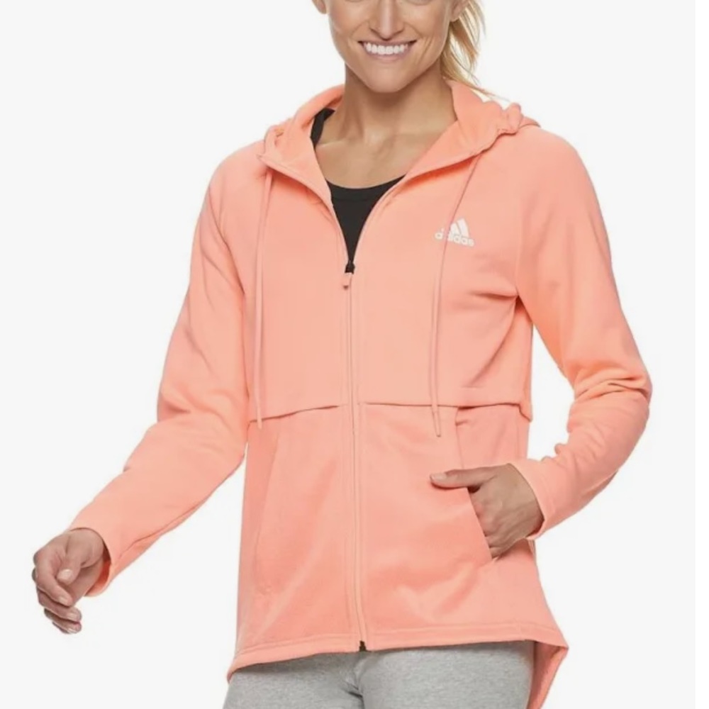 Pink Adidas Zip Up